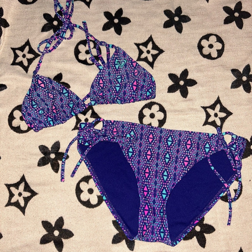 Roxy Purple and Blue Bikini